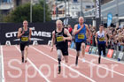 Mens IPC T44 100 metres, 2017 Great North CityGames, Gateshead/Newcaste. Photo: David T. Hewitson/Sports for All Pics